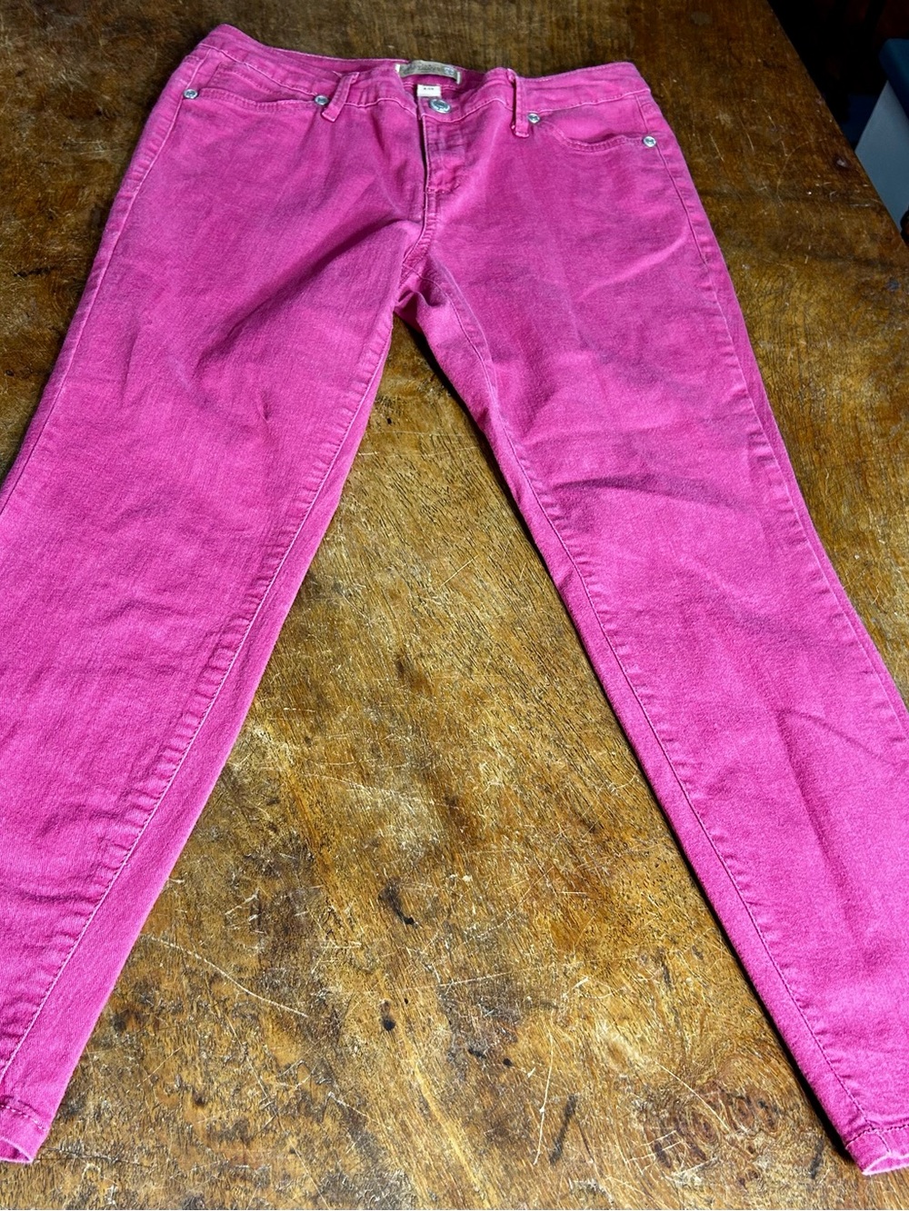 Women's Fuchsia Skinny Jeans by Nine West  Vintage America Size 8/29